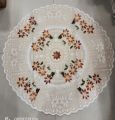 Indian rose pital round table cover (60/60 inch). 