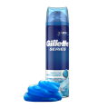 200 ml Gillette series Sensitive Cool shave gel International UK product used for male. 
