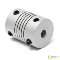 FLEXIBLE 5-5mm Aluminum Flexible 5mm To 5mm Shaft Coupling Clamp Universal Joint Stepper Motor Coupler For CNC 3D Printer Engraving Machine DC Motors DIY.