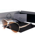 2021 Tiktok Men's Fashion Polarized 737 Mercedes Large Frame Pilot Sunglasses Toad Glasses.