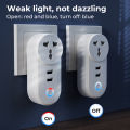 ROVF Wifi Smart Socket 3 Pin Plug with USB Eu/Us/Uk Outlet Adapter Charging Voice Timing Smart Life App Electrical for Google Home Alexa Tuya. 