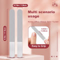 6 Pieces Stainless Steel Nail File Double-Sided Diamond Nail File Metal Nail File Manicure File for Family and Travel.