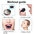 2pcs Silicone Jaw Line Exerciser Ball Detachable Jaw Line Trainer Face Facial Muscle Trainer JawLine Chew Ball Training Supplies SnowWhite. 