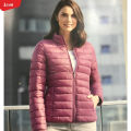 Women's Mid-Length Lightweight Windproof  Winter Coat Padded Jacket For Ladies From Levin. 
