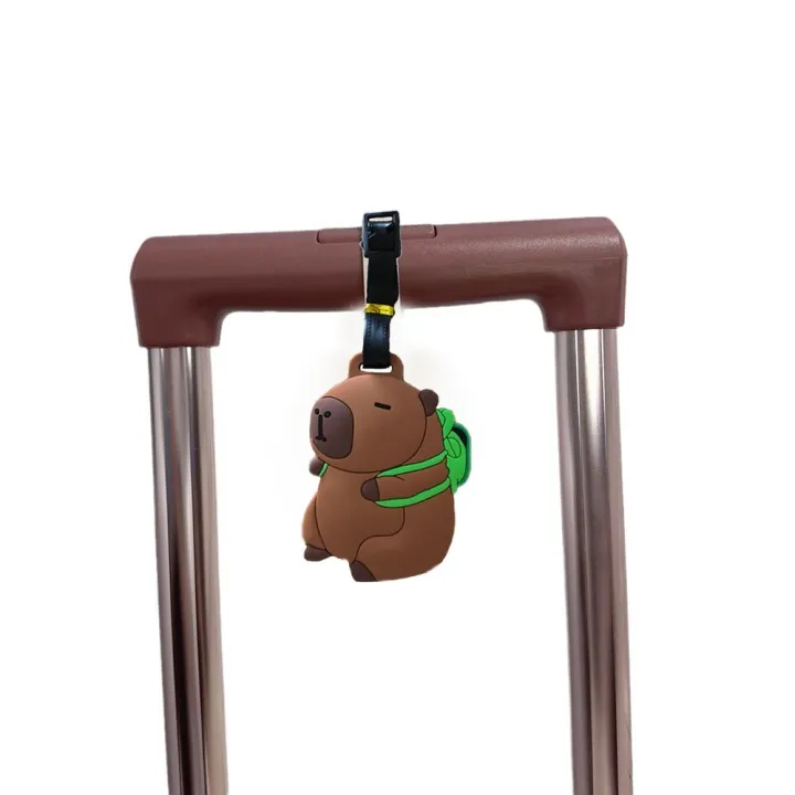 Gift%20Cartoon%20Capybara%20Travel%20Luggage%20Tag%20Name%20Address%20Tel%20Hanging%20Sign%20Board%20Suitcase%20Label%20Creative%20Design%20Soft%20Silicone%20Baggage%20Tags%20Unisex%20-%20Image%205