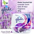 Glade Scented Gel -180 gm For Office, Home & Car (Lavender Flavour) | Glade Air Freshener | Made in Thailand. 