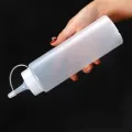【happy one】8-24oz Food Grade Plastic Squeeze Sauce Bottle Ketchup Jam Mayonnaise Olive Dispenser Bottle Accessories. 