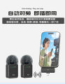 F15-2 (2 in 1)Collar Wireless Dual Microphone proprofessional Lepal Lavaliar microphon iPhone & Type C Supported 100% Noise Cancellation By Exotic Wholesale Gadget.