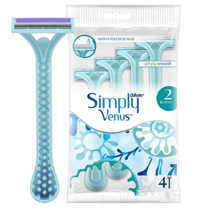 Gillette%20Simply%20Venus%20Disposable%20Lady%20Razor%20Pack%20(04%20Pcs)%20-%20Image%202