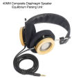 On-ear headphone sound Hellodigi WTD-3 Maple tone with 40mm speaker 3.5mm replacement cable HiFi open-back headphones. 