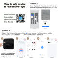 ROVF Tuya Smart Wifi IR Remote Control Universal Temperature Humidity Sensor Work for Alexa Google Home Smart Life.
