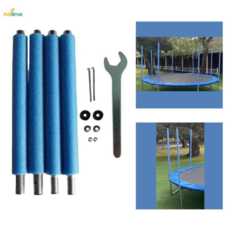 4x%20Trampoline%20Poles%20Universal%20Padding%20Steel%20Poles%20Trampoline%20Net%20Poles%20Anti%20Collision%20Foamed%201.76m%20-%20Image%202