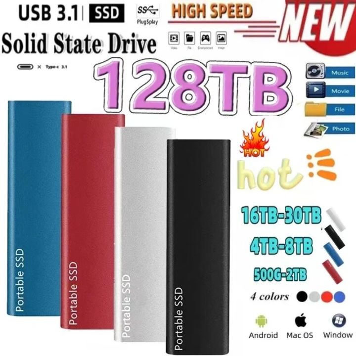 Original SSD drive 1TB Usb Portable External Hard Drive 500GB
