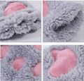 Winter Warm Cartoon Cat Paw Gloves For Women Girls Thermal Fingerless Gloves Cute Soft Short Plush Half Finger Gloves 1Pair. 