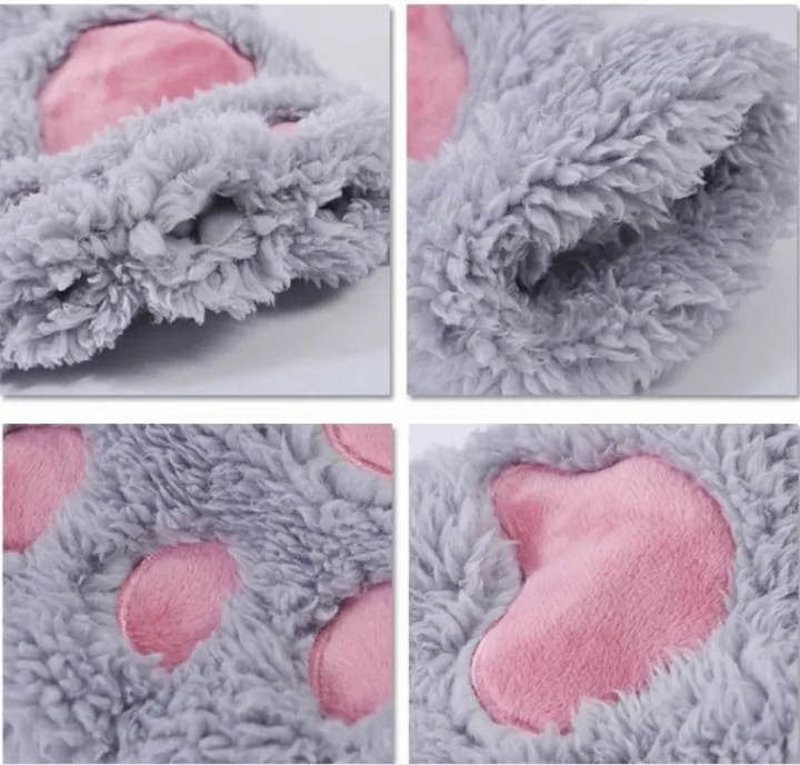 Winter%20Warm%20Cartoon%20Cat%20Paw%20Gloves%20For%20Women%20Girls%20Thermal%20Fingerless%20Gloves%20Cute%20Soft%20Short%20Plush%20Half%20Finger%20Gloves%201Pair%20-%20Image%208