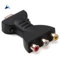 [Deryu] HDMI-compatible Male to 3 RCA Female Composite AV Audio Video Adapter Converter for TV. 