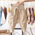 New Baby Boy's Cotton Cargo Pants Toddler Boys Casual Sport Long Pants Infant Garcon Kids Children Trousers For 2-6 Years Wear. 