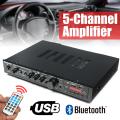 Sunbuck 220V 298BT 5Channel bluetooth HiFi Stereo Power Amplifier Audio Amp USB SD FM Car Home. 