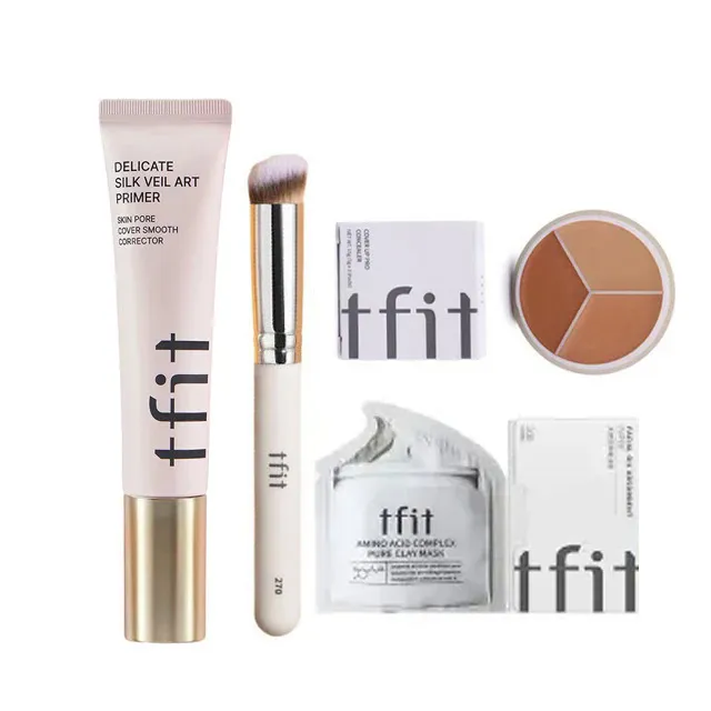 Korea%20TFIT%20Makeup%20Base%20Face%20Primer%203-color%20Concealer%20Palette%20Invisible%20Pore%20Light%20Oil-Free%20skin%20cover%20smooth%20Foundation%20Cosmetic%20-%20Image%207