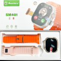 Smartbarry SM401 4G Smartwatch – SIM Support, Camera, Fitness Tracker & Heart Rate Sensor with Extra Strap. 