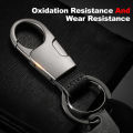 JOBON Man Waist Hanged Car Key Chain Simple Metal Key Chain Pendant. 