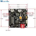 10W/20W Voice Playback Amplifier Module 12V/24V MP3 Music Player Class D 3.5mm Audio Aux Micro USB Volum Control for Arduino. 