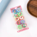10pcs/lot Multicolor Children DIY Stamps Toy Children's Seal Cute Expression Dinosaur Cartoon Printing Kindergarten Sharing Baby Reward Toys.