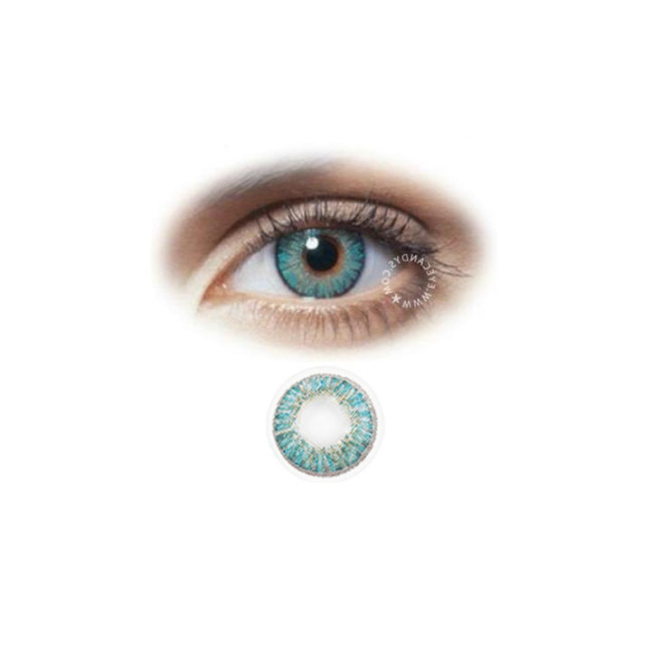 Freshlook Turquoise contact lens ( kit free )