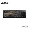 A4tech KRS-82 USB Wired Keyboard - Bangla Layout - FN Multimedia Key - Comfort Roundedge Keycaps - USB - For PC/Laptop - Black. 