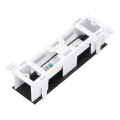 8 Port Patch Panel for Cat. 6 Versatile Data Center Plastic Wall Mount for Computer Home for Wiring Server Room Office Easy Install. 