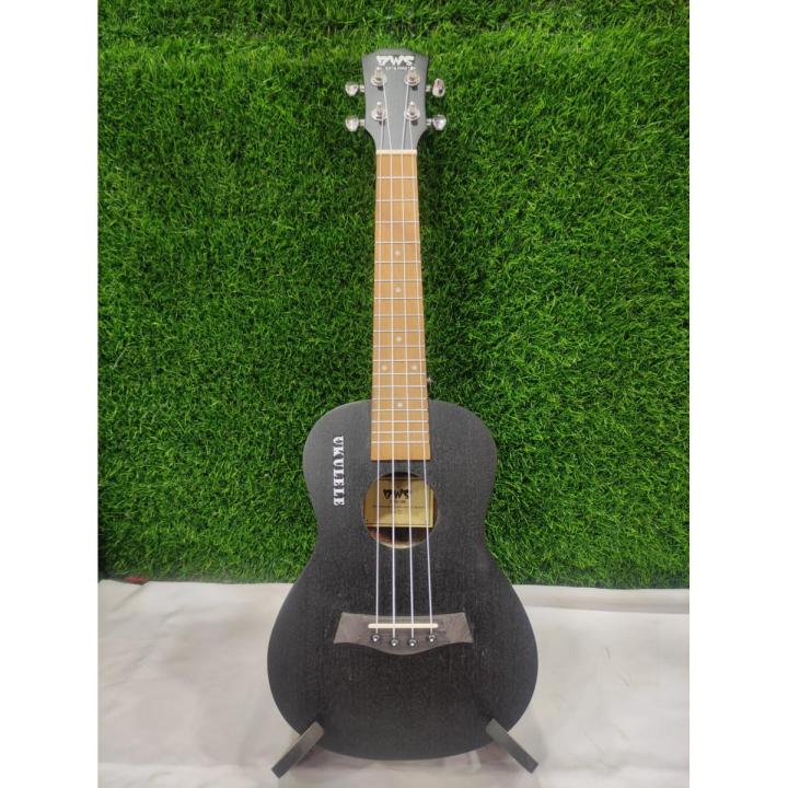 BWS black concert ukulele+ Padded Bag + Picks + Strings+ Strap | Daraz ...