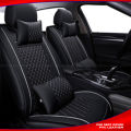 seat cover/DSC-61 PVC Leather Car Seat Cover - Black.