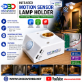 New Motion Sensor Holder E27 - 220 Volt 30 Watt Max. 