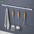 Telescopic Curtain Rod Spring Curtain Rod for Doorway Bedroom Cupboard 50cm to 90cm.