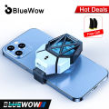 BlueWow Universal Mobile Phone Cooler for Gaming Radiator Processor Adjustable Portable Charging Silent Phone Portable Light Cooling Cold Phone Cooler Phone Cooling Artifact Radiator fan cooler phone H15.