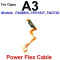 On OFF Power Volume Button Flex Cable For OPPO A8 A5 A5S A3S A3 A1 AX5 AX5S Power Volume Button Switch Control Key Flex Ribbon. 