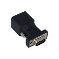 2PCS VGA to RJ45 Adapter VGA Male to RJ45 Adapter Ethernet Port Converter CAT5e CAT6 Network Cable Adapter. 