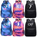 【Mary DAI Store】Cristiano Ronaldo CR7 Backpack Backpack Cristiano Ronaldo Fashion Accessory School Bag Daily School for Girls. 