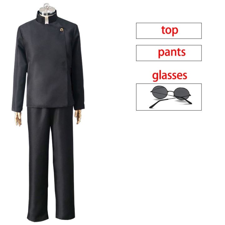 Anime%20Jujutsu%20Kaisen%20Gojo%20Satoru%20Cosplay%20Costume%20Glasses%20High%20School%20Uniform%20Wig%20Suit%20Halloween%20Costume%20Men%20Adult%20-%20Image%207