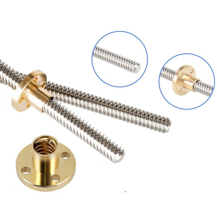 2Pcs%20with%20Brass%20Nut%20100mm%20Length%20T8%20Lead%20Screw%20Rod%208mm%20Dia%204%20Lead%20Stainless%20Steel%20Trapezoidal%20Rods%20Z-axis%20Upgrade%20Kit%20CNC%203D%20Printer%20-%20Image%205