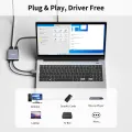 4K60Hz Displayport to 2HDMI Splitter Displayport HDMI Adapter DP to 2HDMI Hub MST Display for Laptop Monitor Desktop GraphicCard. 