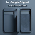 Original Liquid Silicone Phone Case For Google Pixel 8 7 6 Pro 6A 7A Shockproof Soft Cover For Google Pixel 7 8 Pro Accessories. 