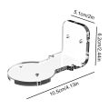 Camera Mount Indoor Outdoor Wall Mount Home Security Camera System Accessories Easy To Install Security Cameras Stand Acrylic Holder Compatible for Eufy S350 Camera. 