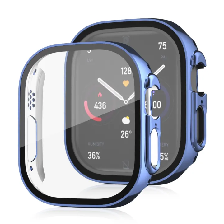 For%20Apple%20Watch%20Ultra%2049mm%20Electroplating%20Case-Apple%20Watch%2049mm%20Electroplating%20Bumper%20Case%20+%20Screen%20Protector-Electroplating%20Plastic%20Shockproof%20PC%20Protective%20With%20Glass%20Case%20For%20Apple%20Watch%20-%20Image%205