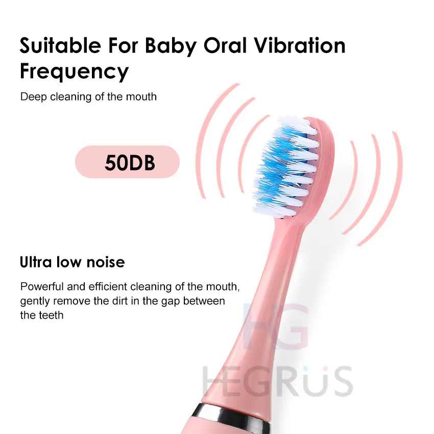 HEGRUS Electric Toothbrush Sonic Children's Electric Toothbrush