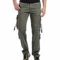Men Cargo Pants Men Multi-Pocket Overall Male Cotton Trousers Casual Joggers Pants Size 42 Drop Shipping.
