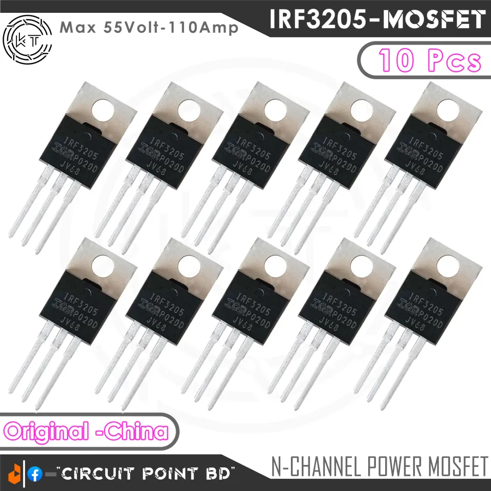 IRF3205 Transistor MOSFET-N 55V 110A TO-220 (NEW IRFZ44N) - 1 à 50 Pcs - Foto 7