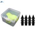 12x Track Spikes Alloy Steel Spikes Short Running Shoes Outdoor Accessories Durable 6.4mm Black. 