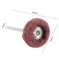 10pcs Mini Drill Abrasive Brush Nylon Buffing Polishing Wheel with 3mm Shank Sunlight Mall.