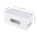 Cable Organizer Storage Box Large Power Cord Management Container CA.